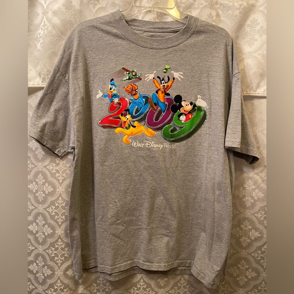 Walt Disney World 2009 Grey T-shirt XL